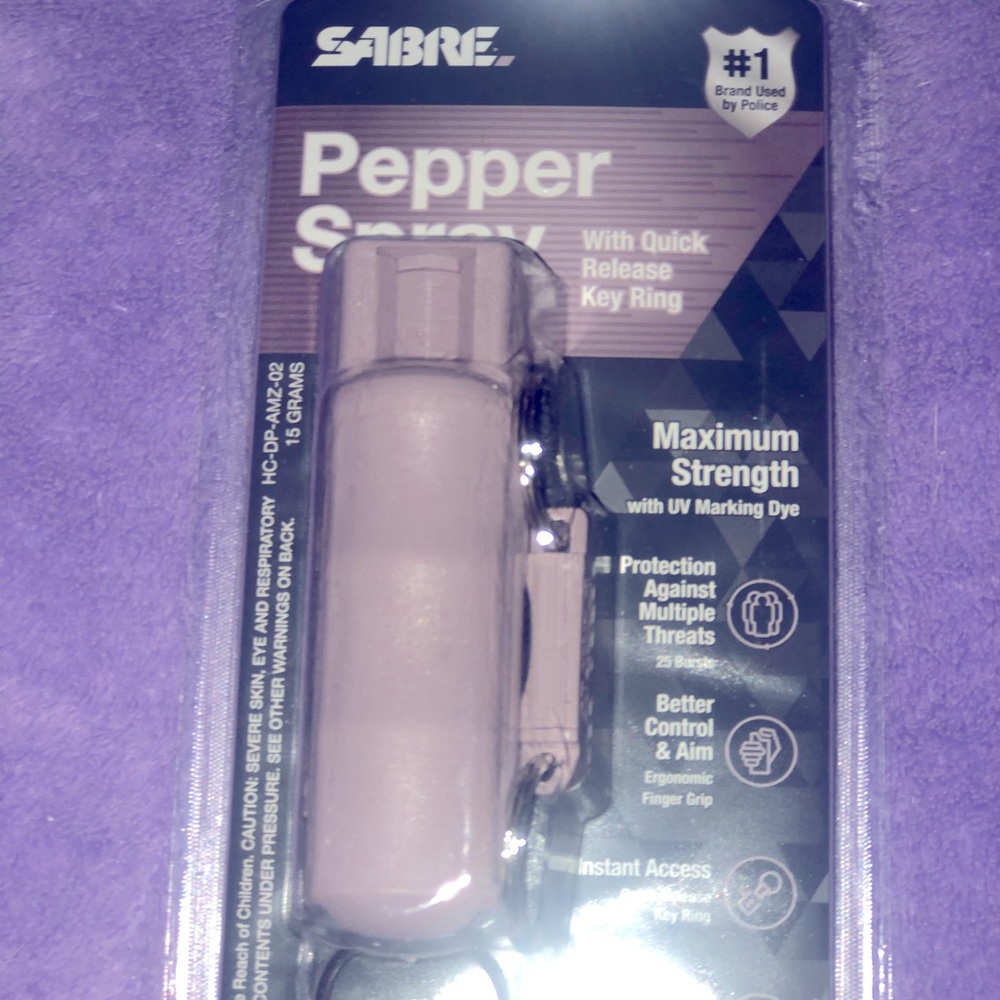 Pepper spray key chain